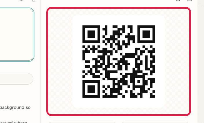 QR preview in QR Code Generator