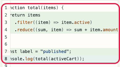 Screen showing where to enter after text in Text Diff