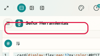 Pantalla que muestra dónde usar Modo de compresión en Formateador CSS