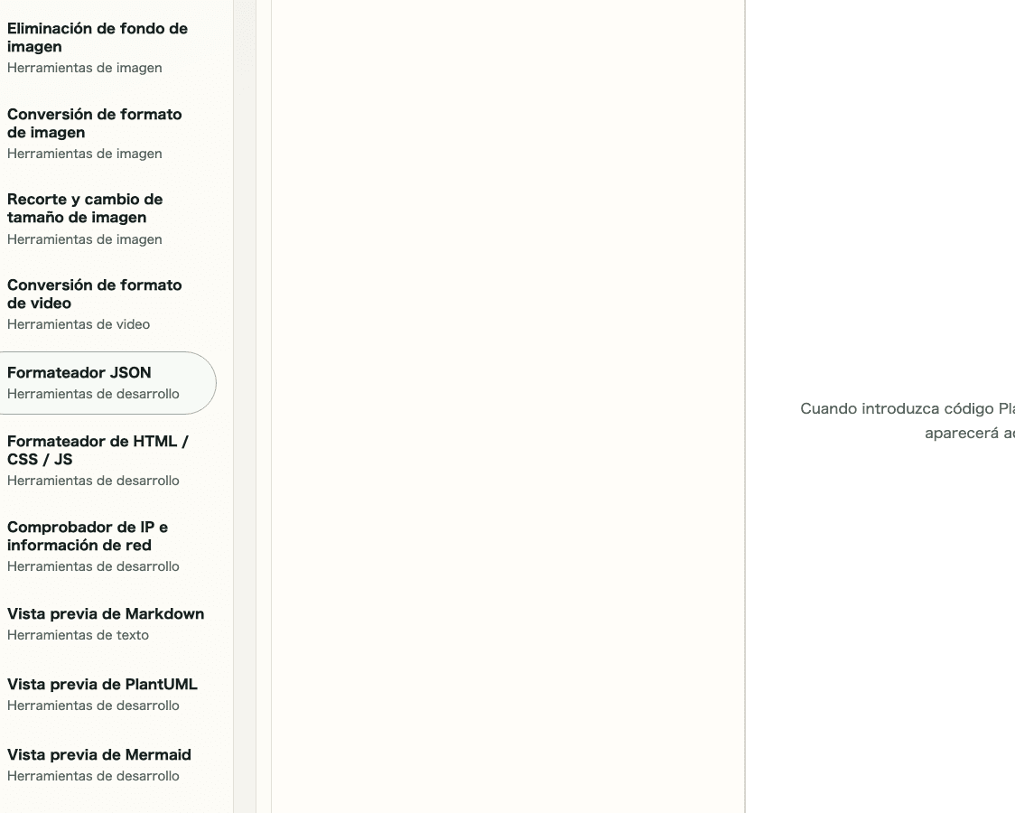Una captura que muestra el área de entrada en PlantUML Preview