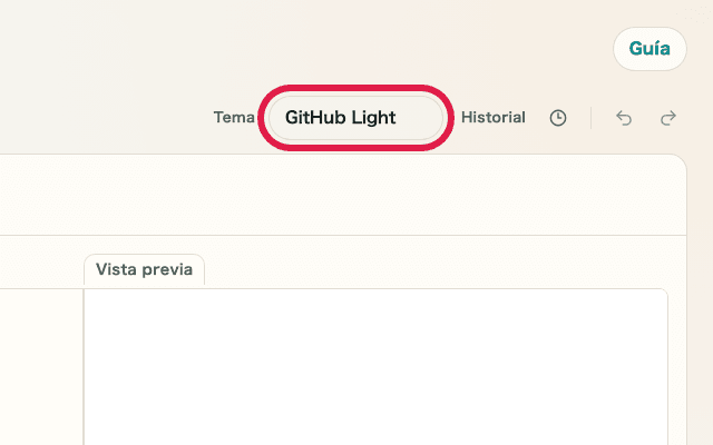 Una vista que muestra el selector de tema en PlantUML Preview