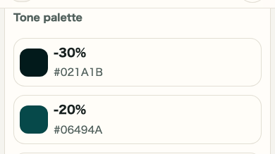 Supporting capture showing where to use Tone palette