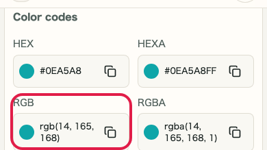 Supporting capture showing where to use Check RGB and HSL