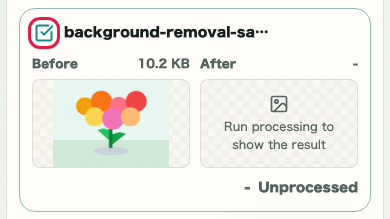 Image Background Removal: Load multiple images and select targets