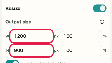 Image Crop and Resize: Load an image and choose the edit mode
