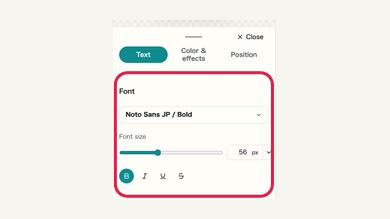 Typography: mobile controls and surrounding interface