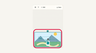Area selection: mobile controls and surrounding interface