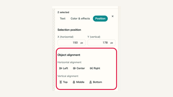 Align and batch edit: controls and surrounding interface