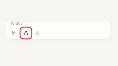Lock and delete: mobile controls and surrounding interface