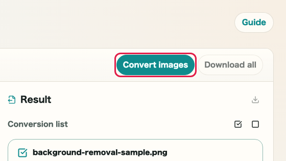 Image Format Conversion: Convert images