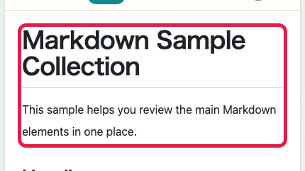 Screen showing the preview, theme, and layout area in Markdown Preview: Preview review