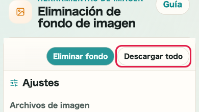 Eliminación de fondo de imagen: Descargar todo