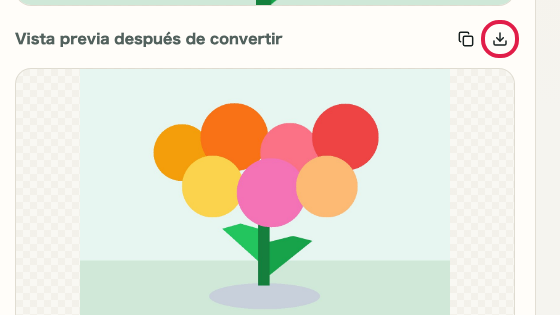 Recortar y redimensionar imagen: Copiar o descargar