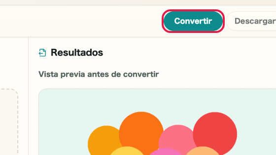Recortar y redimensionar imagen: Convertir