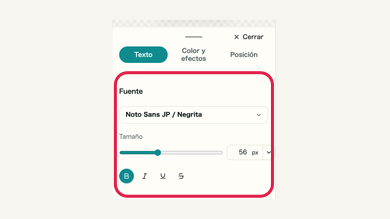 Tipografía: controles móviles y su ubicación