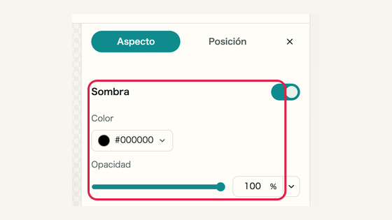 Sombra y resplandor: controles y su ubicación