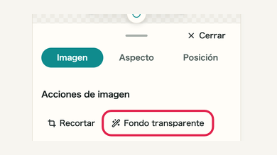 Fondo y aspecto: controles móviles y su ubicación