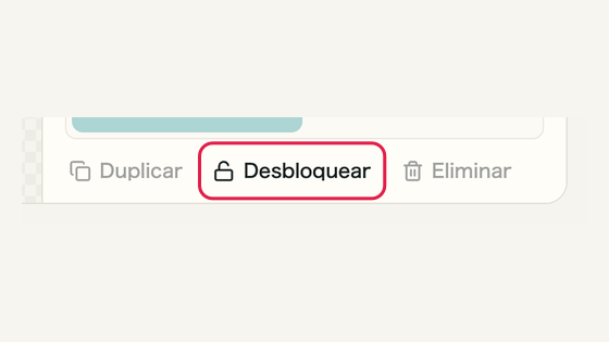 Bloquear y eliminar: controles y su ubicación