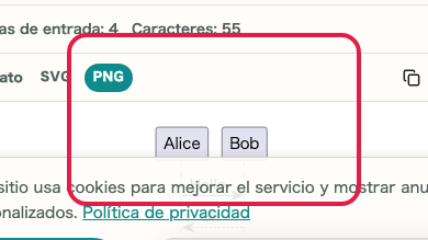 Pantalla que muestra Zona de vista previa y tema en Vista previa PlantUML