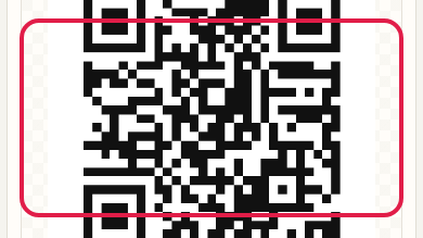 QR コード生成 の プレビュー確認 の操作位置を示す画面
